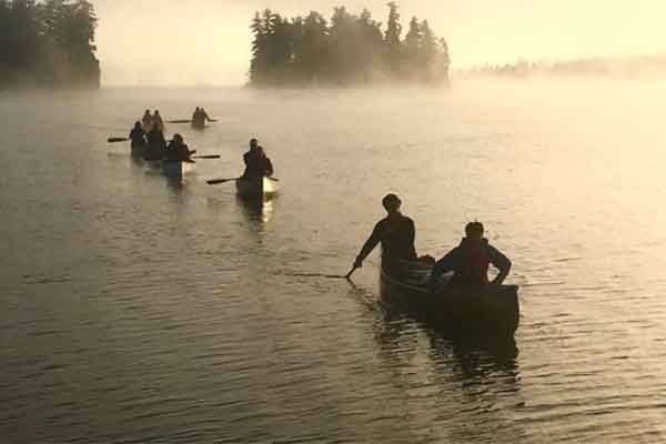 ToDoOntario - Algonquin Park Voyageur Quest - misty canoe excursion