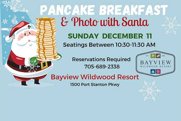 ToDoOntario - Bayview Wildwood Resort, Santa Brunch 2022