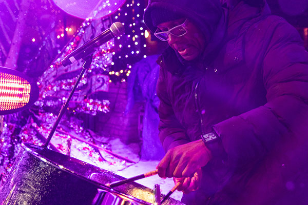 ToDoOntario - Blue Mountain Village Winterfest Carribean Carnival steel drummer