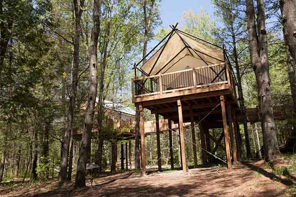 ToDoOntario - Camp Divine Retreat, Treetop Canopy Tent