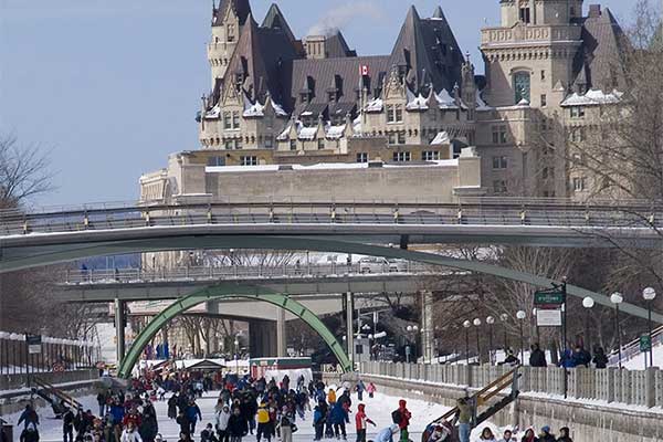 ToDoOntario - Fairmont Chateau Laurier, Winterlude, skating canal