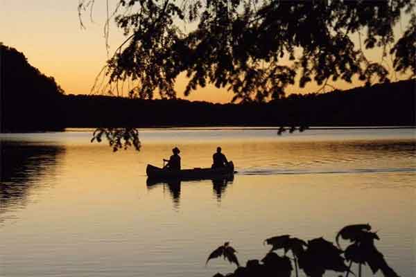 ToDoOntario - Haliburton Forest & Wildlife Reserve - canoe on lake