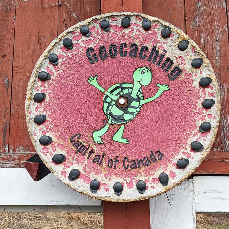 ToDoOntario - Geocaching capital of the Canada sign