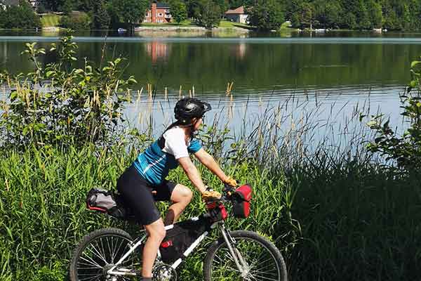 ToDoOntario - Humdinger Bicycle Tours, Haliburton waterfront