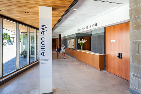 ToDoOntario - Midland Cultural Centre, atrium welcome sign