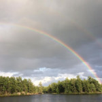 ToDoOntario - Pine Vista Resort, rainbow over Stoney Lake