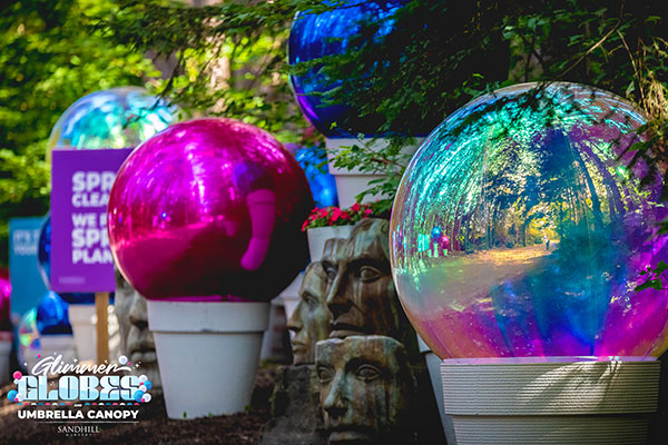 ToDoOntario - Sandhill Nursery, Glimmer Globes & Umbrella Canopy, planters
