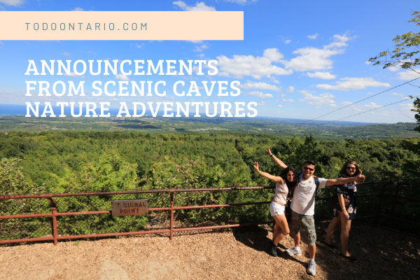 ToDoOntario, Scenic Caves Nature Adventures 2020 Season Announcement