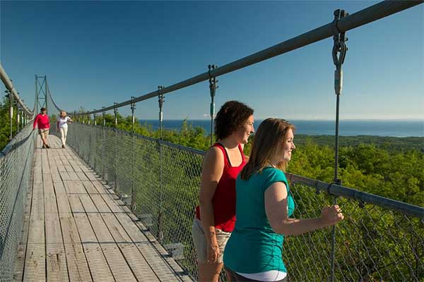 ToDoOntario, Scenic Caves Nature Adventures, Suspension Bridge