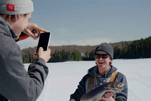 ToDoOntario - Yours Outdoors, ice fishing at Haliburton Forest