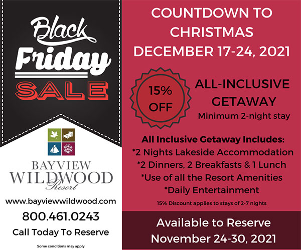 ToDoOntario - Bayview Wildwood Resort, Black Friday Sale
