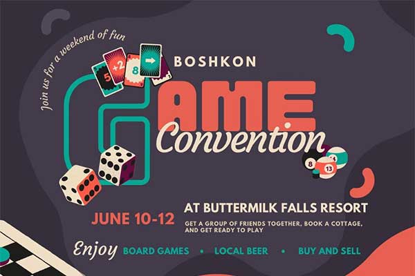 ToDoOntario - Buttermilk Falls Resort, BoshKon Gaming Convention